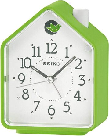 Будильник Seiko з пластику, безшумний хід, шліфована секунда