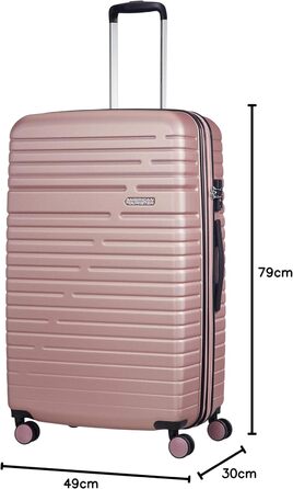 Валіза American Tourister Aero Racer Spinner 79 см, розширювана, 75.5 л, 3.6 кг, рожевий