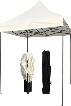 Багатофункціональна альтанка All Seasons Gazebos 2x2 м, кремова, водонепроникна, міцна конструкція