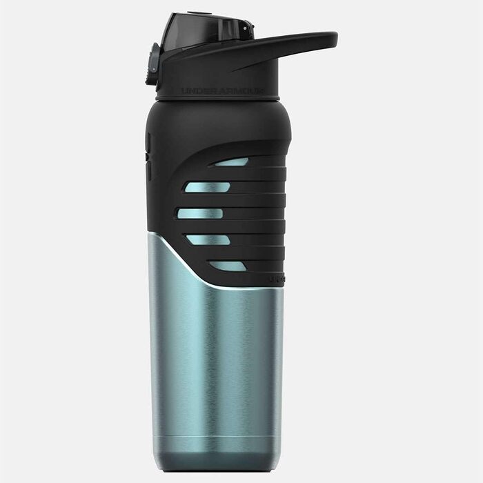 Пляшка для води Under Armour 680 мл, нержавіюча сталь, ізотермічна, з карабіном, герметична, для спорту, для дітей і дорослих