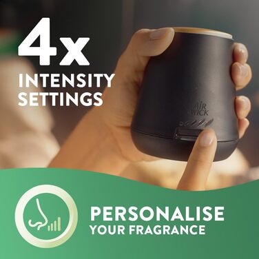 Аромадифузор Air Wick Linen & Petals з ефірними оліями, комплект: дифузор + 20 мл змінний флакон, натуральні аромати