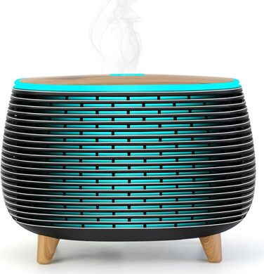 Аромадифузор Diffuserlove 400 мл з підсвіткою, для ефірних олій, аромадифузор для кімнати, з 7 кольорами, зволожувач повітря