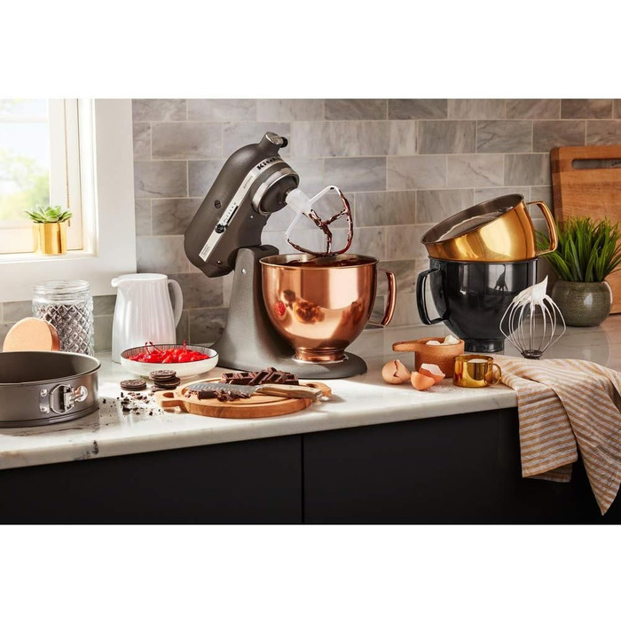Миска з нержавіючої сталі KitchenAid 4.8 л чорний 5KSM5SSBRB