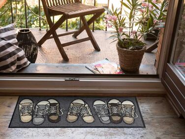 Килимок для взуття Salonloewe Sneakers 30x75 см, підставка для взуття, взуттєвий килимок