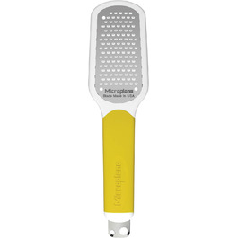 Терка-цедра Microplane Multi для цитрусових, нержавіюча сталь, жовта, для лимона, апельсина та інших фруктів
