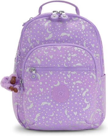 Рюкзак Kipling Seoul S з відсіком для ноутбука, малий, Galaxy Metallic