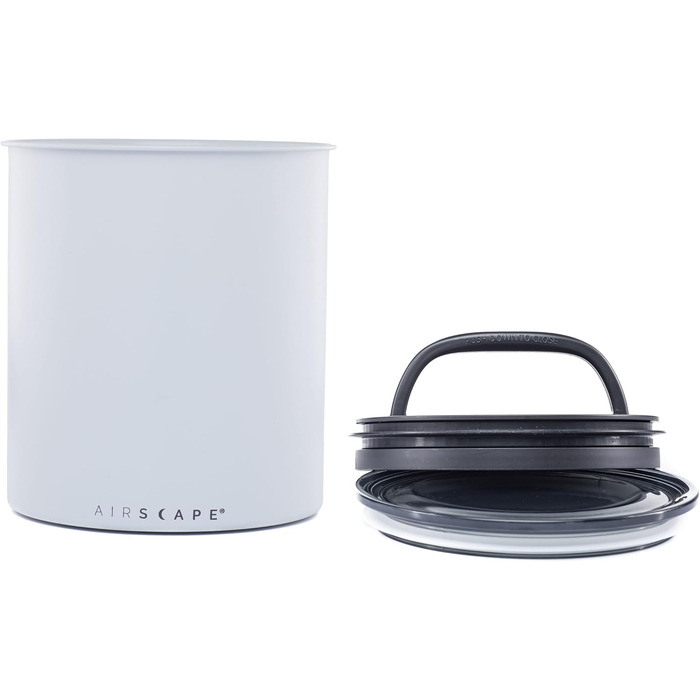 Банка для кави Airscape 1,1 кг, герметична кришка, сіра