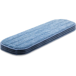 Насадка для мопа E-Cloth Deep Clean, мікрофібра, змінна, для вологого прибирання твердих підлог: паркет, ламінат, плитка, камінь, багаторазова, 4 шт.