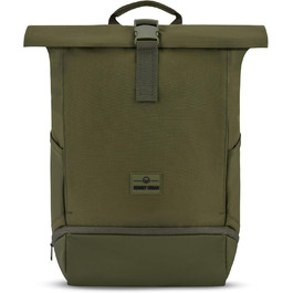 Рюкзак Johnny Urban Allen Medium 15 л для жінок і чоловіків, роллтоп, водовідштовхувальний, з відділенням для ноутбука, для університету, велосипеда, бізнесу, оливковий, екологічний