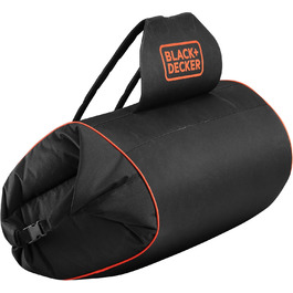 Рюкзак-пилозбірник Black+Decker 72 л для садового пилососа, з гнучким шлангом, сумісний з моделями GW2810, GW2838, GW3030, GW3031BP, GW3050