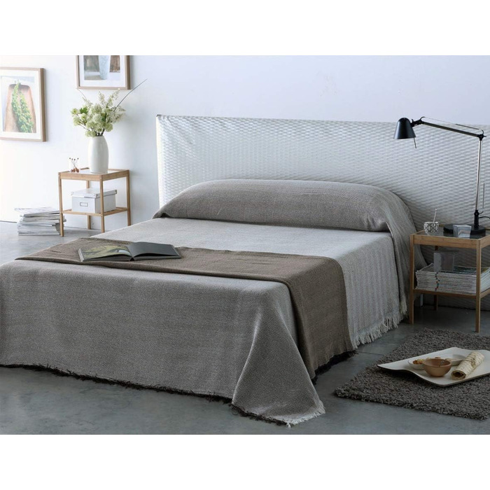 Універсальний плед Martina Home Spiga, 80% бавовна, 20% поліестер, натуральний, 260x300 см