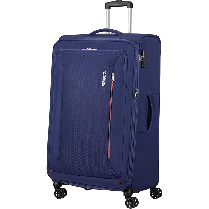 Валіза American Tourister Hyperspeed 80 см, розширювана, 109/116 л, бірюзова/синя, Spinner L