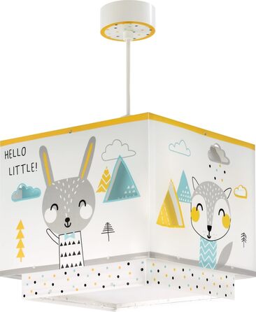 Дитяча підвісна лампа Dalber Hello Little з ведмедями, 24x24x21 см