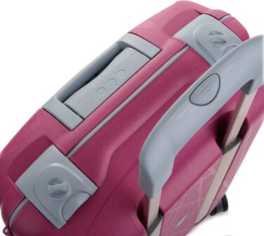 Валіза Roncato Light 55 см 41 л чорна/орхідея, легка дорожня валіза