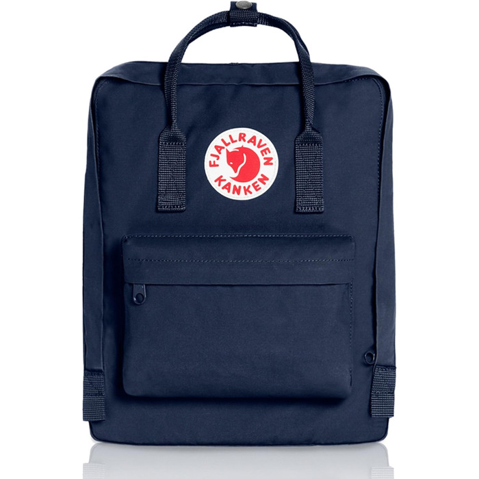 Рюкзак Fjällräven Kånken унісекс, 16 л, синій, 38x27x13 см, набір з наплічником Navy
