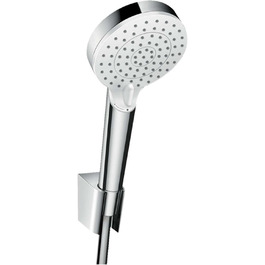Hansgrohe Crometta набір тримача душу з лійкою, 1,6 м, 2 режими, водозбереження, білий/хром