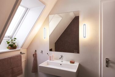 Розумна світлодіодна лампа для ванної LEDVANCE Orbis Bath, 1200 Лм, 3000-6500K, 30 см, IP44, Wi-Fi, диммована, керування через додаток і голосовий асистент