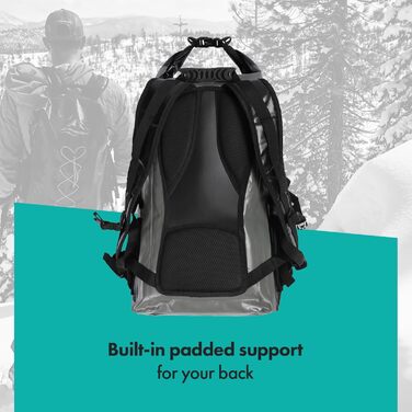 Водонепроникний рюкзак FE Active 30 л для водних та outdoor активностей з м'якими лямками та зовнішніми сітками
