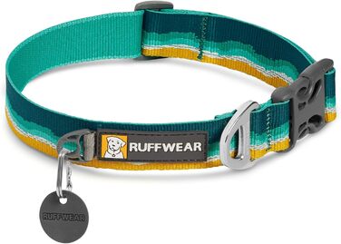 Нашийник для собак RUFFWEAR Crag, світловідбиваючий, зручний, для щоденного використання, зелений, 51–66 см