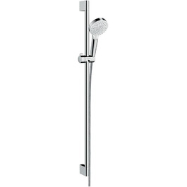Душовий набір hansgrohe Crometta 0,65 м, водозберігаючий, білий/хром