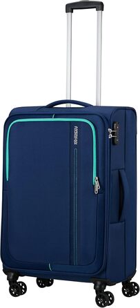 Валіза American Tourister Sea Seeker Spinner XL 80 см 92,5 л синя (Combat Navy), дорожня валіза на колесах