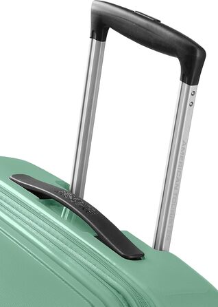 Валіза American Tourister Sunside Spinner 55 см, 35 л, чорна, розширювана, поліпропіленова, на колесах, для подорожей