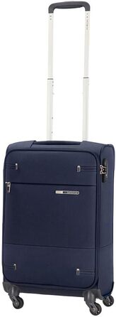 Середня розширювана валіза Samsonite Base Boost Spinner 66 см, 67,5/73,5 л, чорна/синя, на 4 колесах