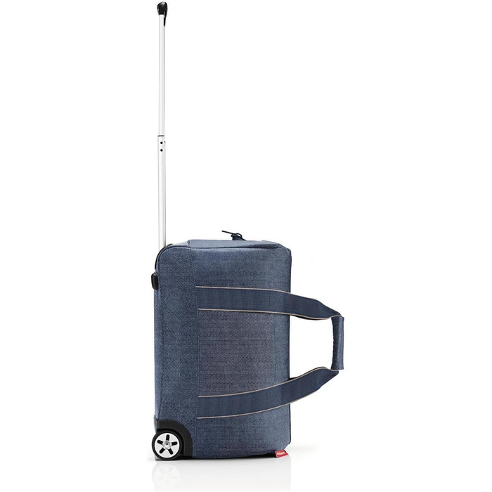Reisenthel Allrounder Trolley – універсальна дорожня сумка на колесах з телескопічною ручкою, 2 плавні колеса, для подорожей, роботи та відпочинку, темно-синій Herringbone