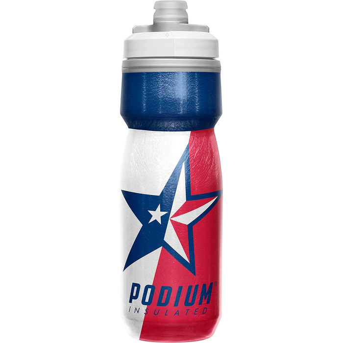 Пляшка для води Camelbak Podium Ice 621 мл, спортивна, ізотермічна, для бігу, велоспорту, туризму (Техас)