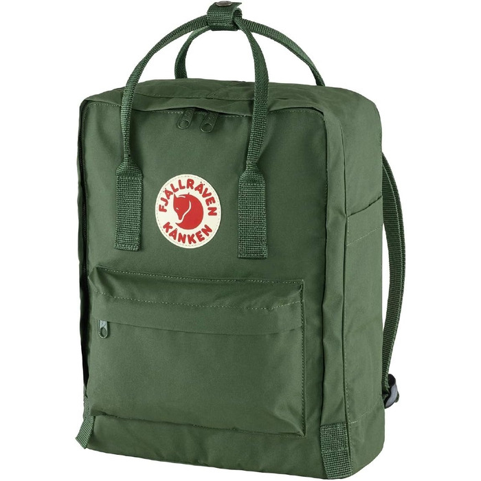 Рюкзак Fjällräven Kånken унісекс, 16 л, зелений, 38x27x13 см