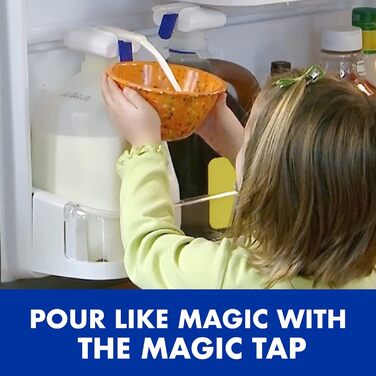 Автоматичний диспенсер для напоїв Magic Tap для холодильника, 3 шт., білий – безконтактний дозатор для молока та соку, подарунок для жінок і чоловіків