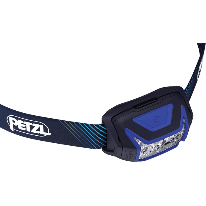 Налобний ліхтар PETZL Actik Core, акумуляторний, синій, сучасний дизайн
