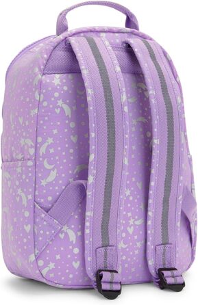 Рюкзак Kipling Seoul S з відсіком для ноутбука, малий, Galaxy Metallic