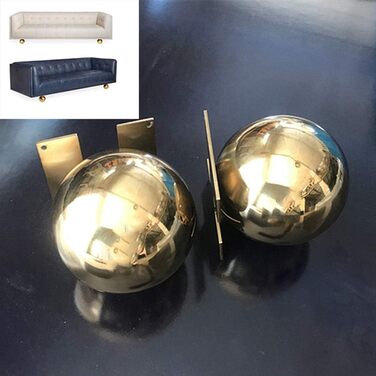 Ніжки для меблів Refue Metal Gold 12см 600кг (4 шт. )