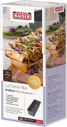 Форма для випічки хліба Kaiser La Forme Plus 35 см, чорна