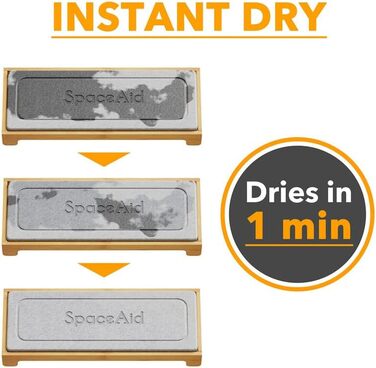 Органайзер для мийки DryingNeat з бамбуковою підставкою, швидкосохнучий тримач для губки і мила, диспенсер для кухні, сірий