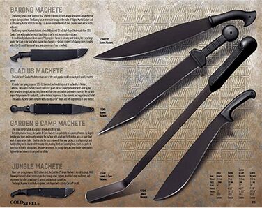 Мачете Cold Steel із високовуглецевої сталі для виживання