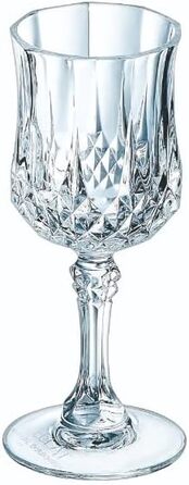 Набір стопок Cristal d'Arques Paris Longchamp 6 шт, 60 мл, скло Kwarx, висока прозорість і міцність, посилена упаковка