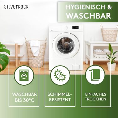 Подушка для ванни SilverRack, середньої м’якості, 3D, з присосками, ергономічна, біла, мала