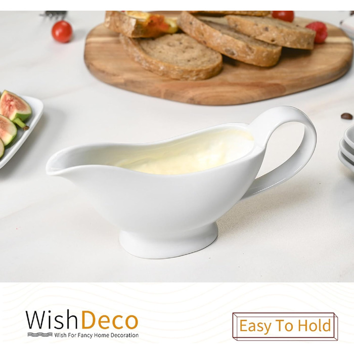 Керамічний соусник WishDeco 220мл з ручкою