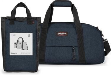 Дорожня сумка Eastpak Stand+, 34 л, 53×25×24 см, тройний денім, синя
