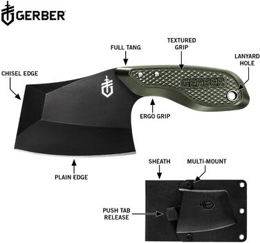 Ніж туристичний Gerber Tri-Tip з чохлом, лезо 7,5 см, 30-001665