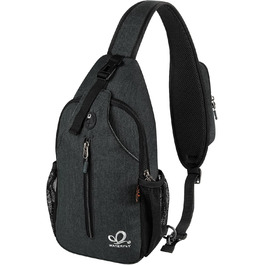 Сумка на плече WATERFLY Sling Rucksack для чоловіків і жінок, регульований ремінь, для прогулянок та подорожей