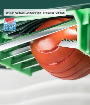 Мультифункціональна овочерізка Genius Nicer Dicer Chef 34-в-1 з томаторізкою, скляною чашею, для нарізки овочів, спіралей, скибок, соломки, джулієн