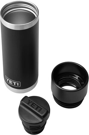 Термос-бутилка YETI Rambler 532 мл з кришкою Hotshot, чорна