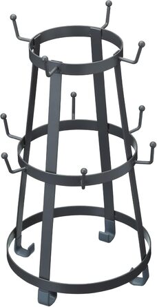 Підставка для кружок KitchenCraft Living Nostalgia, сіра, 34x18,5 см