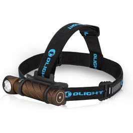Налобний ліхтар OLIGHT Perun 2 2500 люмен, 166 м, USB-зарядка, 5 режимів, таймер, акумулятор для бігу, риболовлі, кемпінгу (Desert Tan)
