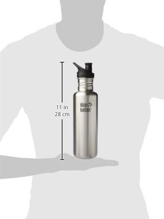 Пляшка з нержавіючої сталі Klean Kanteen Classic зі спортивною кришкою