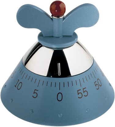 Кухонний таймер Alessi A09 W, білий, термопластик, 10,5 см