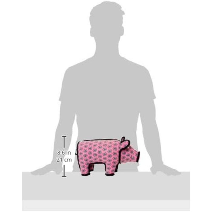 Іграшка для собак Tuffy's Polly Pig – міцна іграшка-свинка для собак